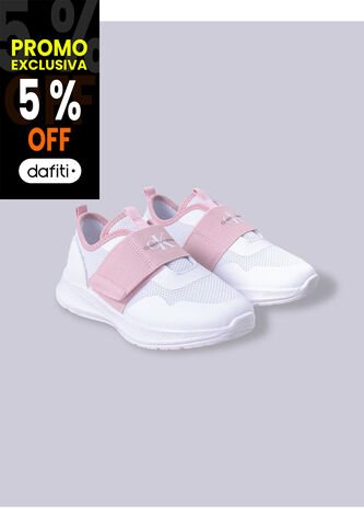 Tenis Blanco Niña Con Velcro Calvin Klein Calvin Klein