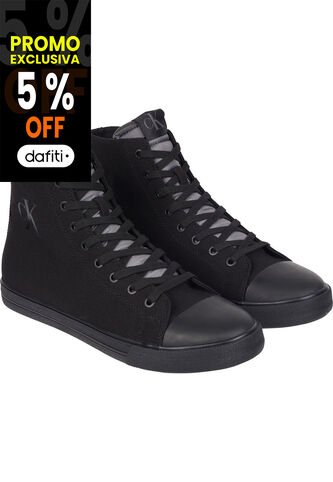 Tenis Negro Altos Vulcanizados Para Hombre Calvin Klein Calvin Klein