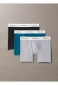 Pack Multicolor De 3 Bóxers Sueltos Largos - Icon Cotton Stretch Calvin Klein de Calvin Klein