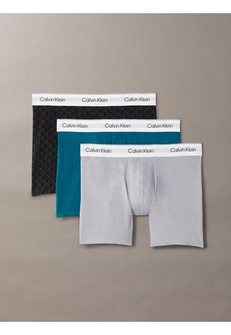 Pack Multicolor De 3 Bóxers Sueltos Largos - Icon Cotton Stretch Calvin Klein Calvin Klein
