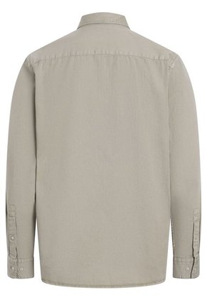 Camisa Beige De Sarga Ligera Teñida Calvin Klein