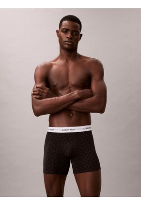 Pack Multicolor De 3 Bóxers Sueltos Largos - Icon Cotton Stretch Calvin Klein