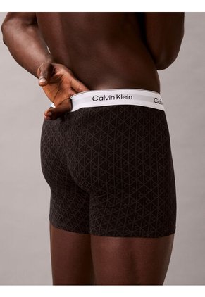 Pack Multicolor De 3 Bóxers Sueltos Largos - Icon Cotton Stretch Calvin Klein