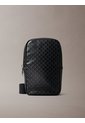 Bolso Negro Cruzado Cuadrado Con Estampado De Emblema Calvin Klein de Calvin Klein
