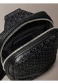 Bolso Negro Cruzado Cuadrado Con Estampado De Emblema Calvin Klein de Calvin Klein