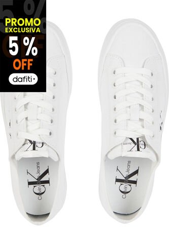 Tenis Blanco Blanco Casuales Con Plataforma Calvin Klein Calvin Klein
