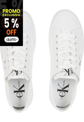 Tenis Blanco Blanco Casuales Con Plataforma Calvin Klein
