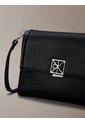 Bolso Negro Cruzado Con Emblema Calvin Klein de Calvin Klein