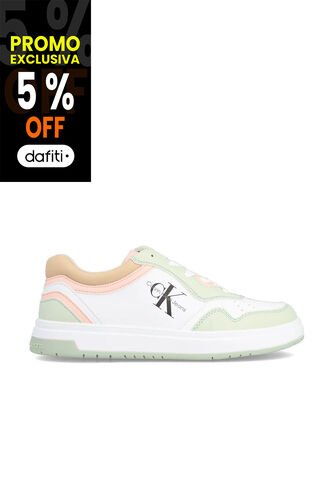 Tenis Multicolor Pastel Para Niña Con Suela Cupsole Calvin Klein Calvin Klein