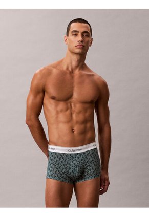 Pack Multicolor De 3 Boxers Ajustados De Talle Bajo - Icon Cotton Stretch Calvin Klein