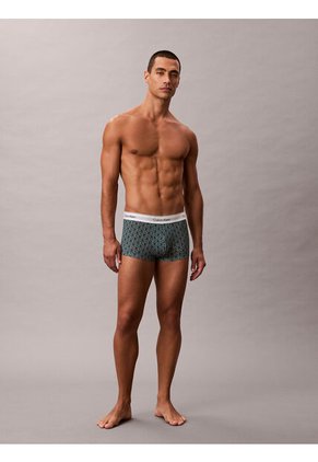 Pack Multicolor De 3 Boxers Ajustados De Talle Bajo - Icon Cotton Stretch Calvin Klein