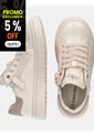 Tenis Beige Casuales Niña Con Cremallera Lateral Calvin Klein de Calvin Klein