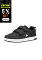 Tenis Negro Con Doble Velcro Para Niño Calvin Klein de Calvin Klein