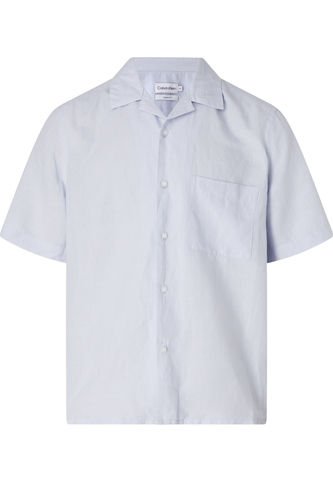 Camisa Celeste Manga Corta Para Hombre Calvin Klein Calvin Klein