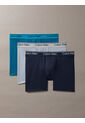 Pack Multicolor De 3 Bóxeres Sueltos Largos - Microfibre Stretch Calvin Klein de Calvin Klein