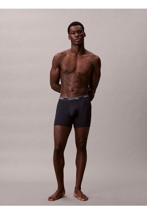 Pack Multicolor De 3 Bóxeres Sueltos Largos - Microfibre Stretch Calvin Klein