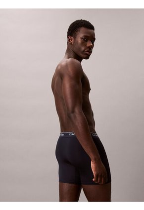 Pack Multicolor De 3 Bóxeres Sueltos Largos - Microfibre Stretch Calvin Klein