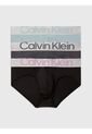 Pack De 3 Hip Brief - Steel Microfibra Calvin Klein de Calvin Klein