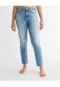 Jean Azul Mom Desgastados Para Mujer Calvin Klein de Calvin Klein