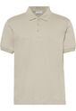 Polo Beige Regular Con Monograma Bordado En Relieve Calvin Klein de Calvin Klein