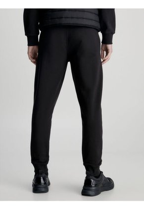 Pantalón De Chándal Con Logo De Algodón Negro Hombre Negro Calvin Klein