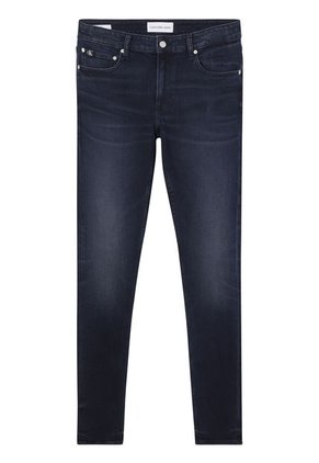 Jeans De Corte Slim Azul Calvin Klein