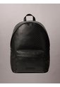 Morral Negro Con Estampado De Emblema Calvin Klein de Calvin Klein