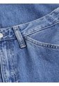Falda Azul Larga Denim Calvin Klein de Calvin Klein