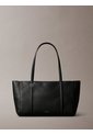 Bolso Negro Tote Con Emblema Calvin Klein de Calvin Klein
