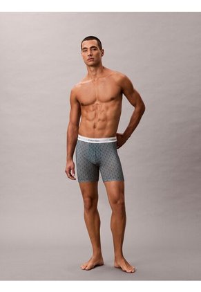 Pack Multicolor De 3 Boxers Sueltos Largos - Icon Cotton Stretch Calvin Klein