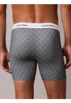 Pack Multicolor De 3 Boxers Sueltos Largos - Icon Cotton Stretch Calvin Klein