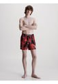 Bermuda De Baño Roja Con Cinturilla Doble - Intense Power Calvin Klein de Calvin Klein
