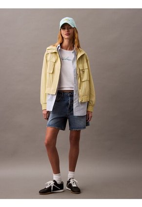 Camiseta Blanca Slim Con Logo Calvin Klein