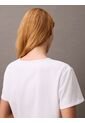 Camiseta Blanca Slim Con Logo Calvin Klein de Calvin Klein