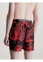 Bermuda De Baño Roja Con Cinturilla Doble - Intense Power Calvin Klein de Calvin Klein