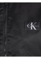 Chaqueta Negra Bomber Holgada De Satén Calvin Klein de Calvin Klein