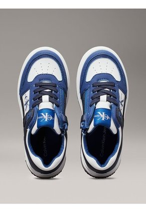 Tenis Azul Basket Con Cremallera Para Niño Calvin Klein