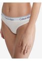 Pantie Tipo Tanga Blanca Con Logo En Algodón Calvin Klein de Calvin Klein