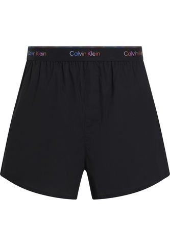 Pantaloneta Negra De Pijama De Popelín De Algodón - Pride Calvin Klein Calvin Klein