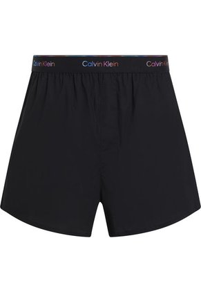 Pantaloneta Negra De Pijama De Popelín De Algodón - Pride Calvin Klein
