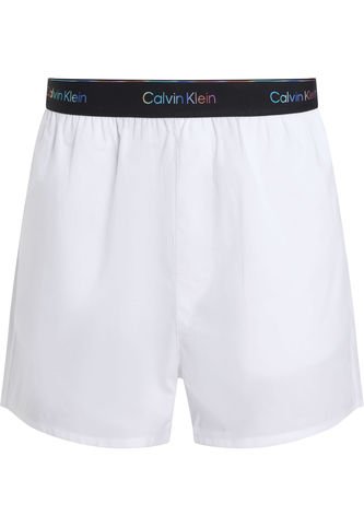 Pantaloneta Blanca De Pijama De Popelín De Algodón - Pride Calvin Klein Calvin Klein
