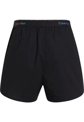Pantaloneta Negra De Pijama De Popelín De Algodón - Pride Calvin Klein