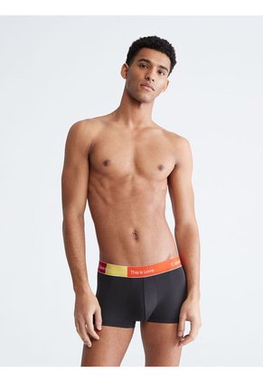 Boxer Negro Low Rise Trunk En Microfibra Calvin Klein