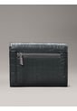Billetera Verde De Plegado Triple Y Cuero De Cocodrilo Calvin Klein de Calvin Klein