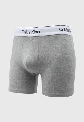 Bóxer x3 Blanco-Gris-Negro Calvin Klein