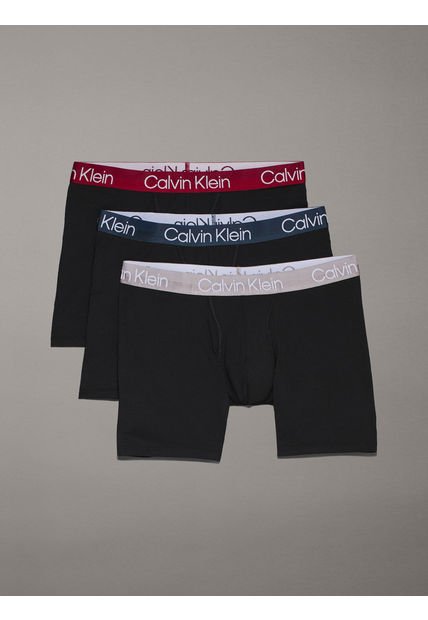 Paquete Negro De 3 Bóxer - Modern Structure Calvin Klein