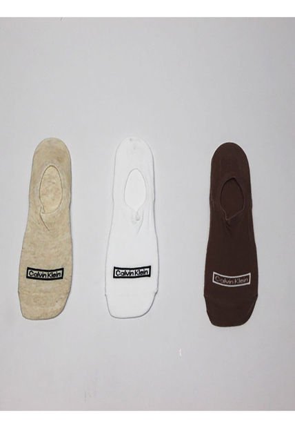 Pack Multicolor De 3 Medias Con Logo Mujer Calvin Klein  Calvin Klein