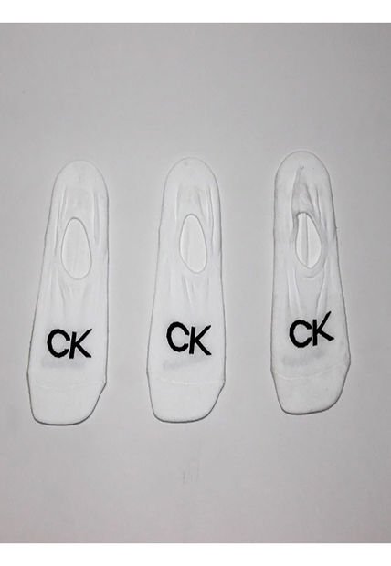Paquete De 3 Medias Con Logo Mujer Blanco