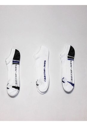 Paquete De 3 Pares De Medias Con Logo Y Diseño Mujer Blanco
