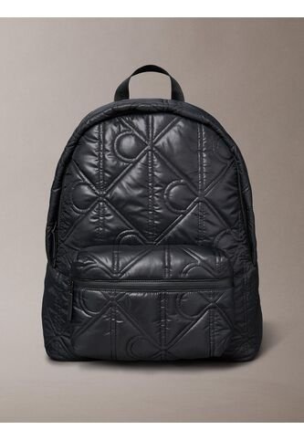 Morral Negro Acolchado Con Logo Monograma Calvin Klein Calvin Klein